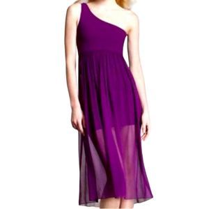 Alice + Olivia Dress One Shoulder Silk Sz6